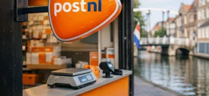 PostNL-servicepunt bij de haven in Maassluis